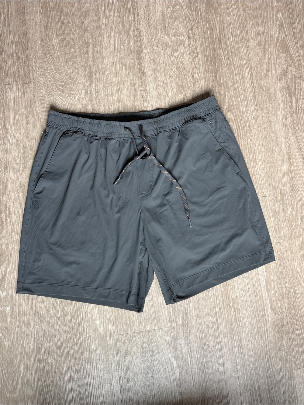 RHONE Charcoal Performance Drawstring Lined Shorts